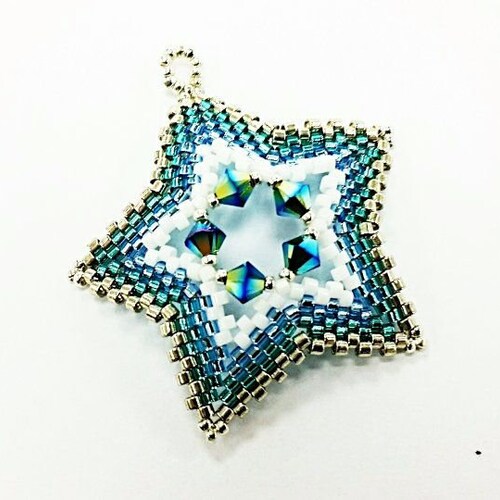 Beading Tutorial Ladder Beaded Pendant Earrings Etsy