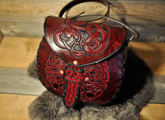 Large Viking Leather Bag