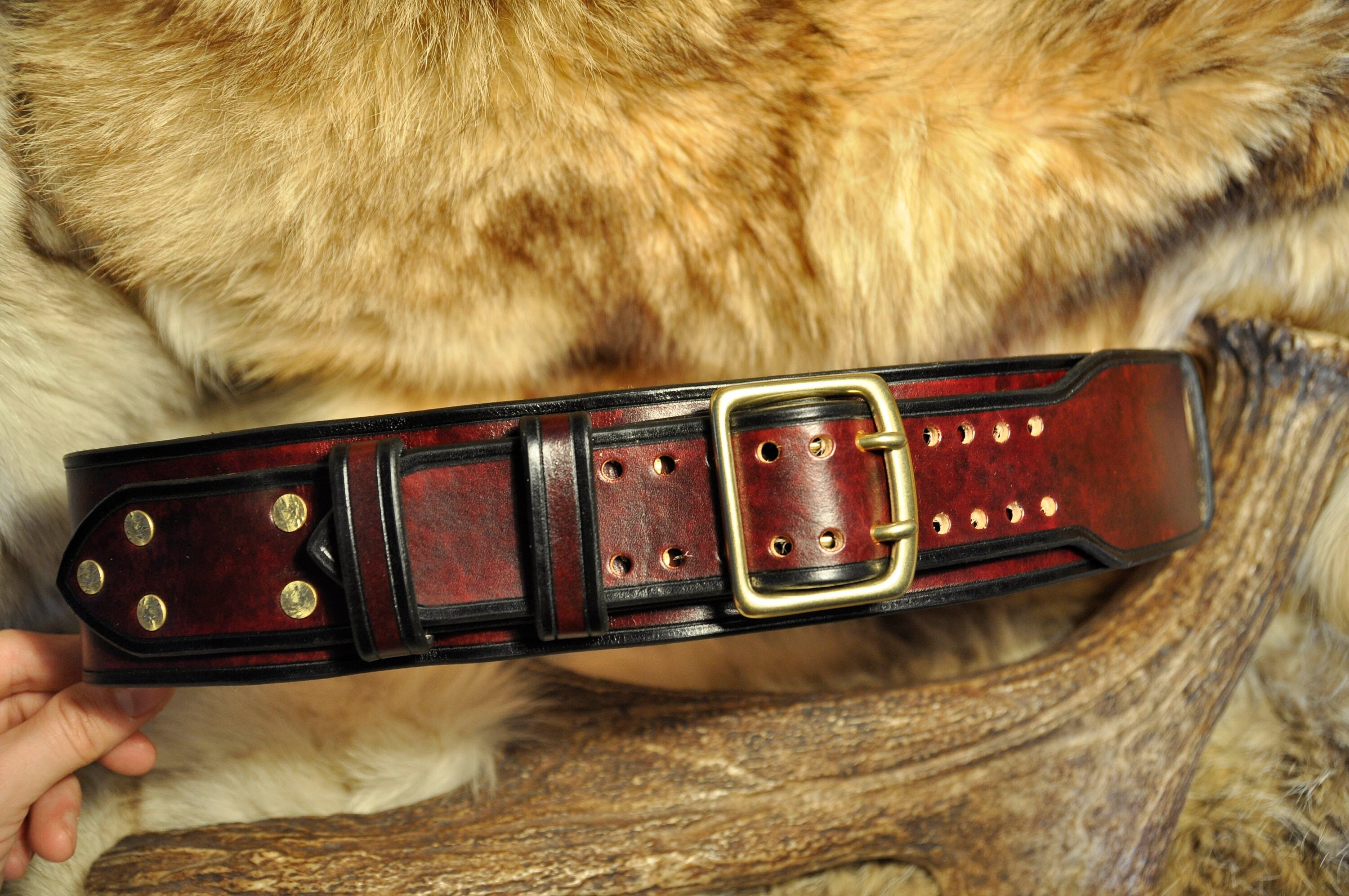 Custom Western Belt Cowboy Leather Belt Personalized Gifts For Mens X55