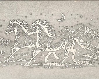 RMP1071 Moonlit Mustangs Rolling Mill Plate