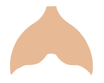 F6277 Whale Tail Metal Blank