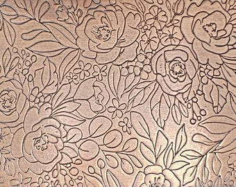 TTS1096 Wedding Flowers Textured Metal Sheet Designed By Grace Wolf