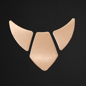 JN0126 3 Piece Metal Necklace Set
