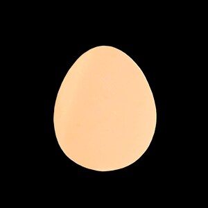 F0858 Jumbo Egg Metal Blank