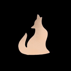 F0833 Jumbo Coyote Metal Blank