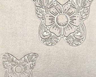 RMP6037-2 Garden Butterfly designed by Grace Wolf Rolling Mill Plate