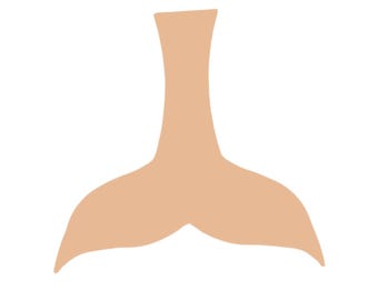 F6321 Whale Tail Metal Blank