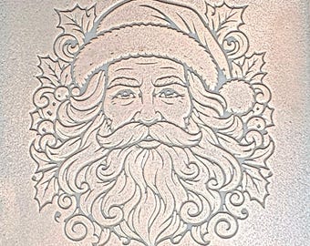 TTS6097 Old World Santa Tiny Textured Metal Sheet
