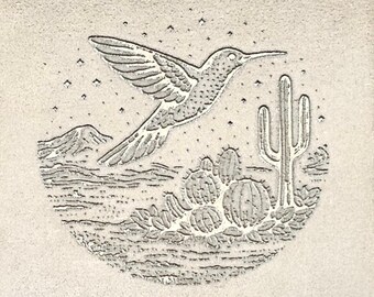 RMP6034-2 Desert Sky Hummingbird Rolling Mill Plate