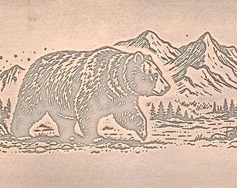 TTS1068 Mountain Grizzly Textured Metal Sheet