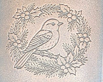 TTS6095 Winter Songbird Tiny Textured Metal Sheet