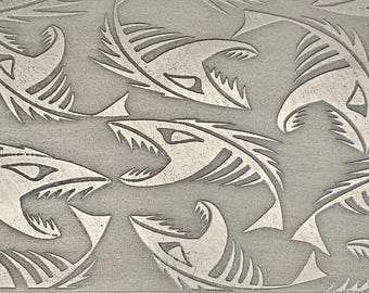 RMP1077 Shark Frenzy Rolling Mill Plate