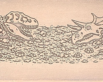 TTS1069 Fossil Faceoff Textured Metal Sheet