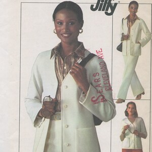 Vintage Misses&#39; Jiffy Unlined Cardigan & Pants pattern - Simplicity 7615 - UNCUT - Size 14 - Bust 36&quot;