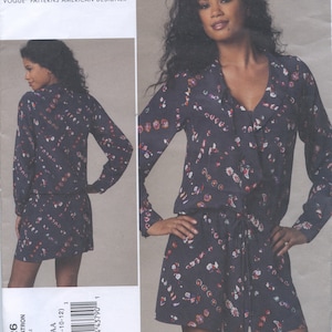 Rebecca Taylor Dress pattern - Vogue Patterns American Designer V1226 - UNCUT - Misses Sizes 6, 8, 10, 12 fashion design