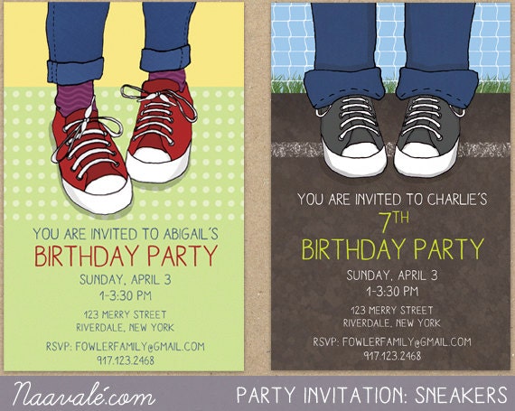 Items similar to Converse Sneakers Birthday Party