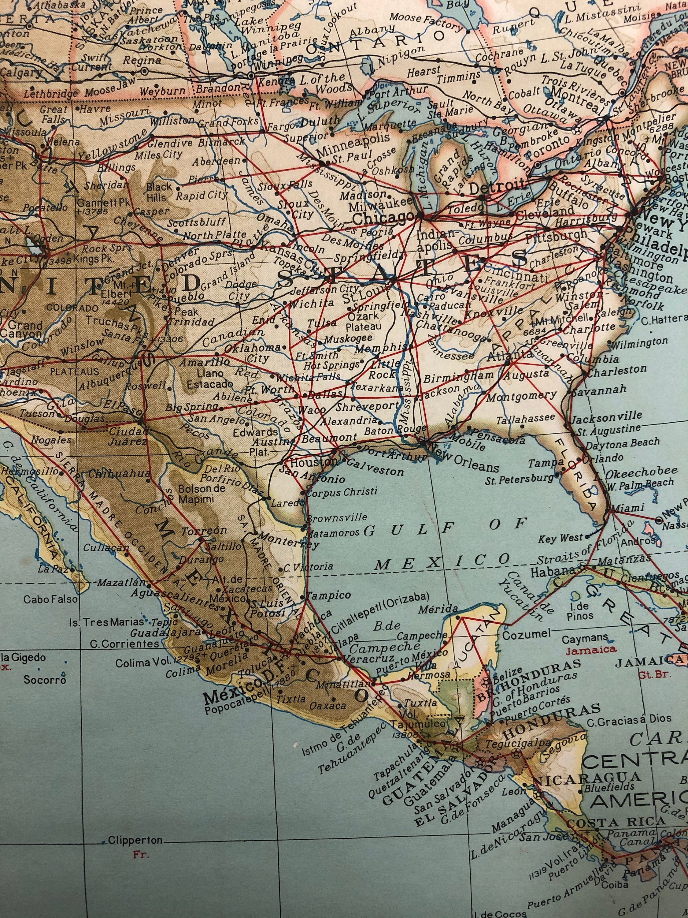 Original September 1987 Map of the Territorial Growth of United States ...