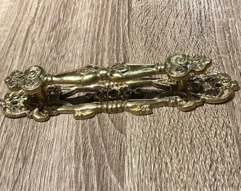 Vintage Hand crafted Door Handles or Drawer Pulls -  Salvaged from a Luxury Ship - Restored and Refurbished