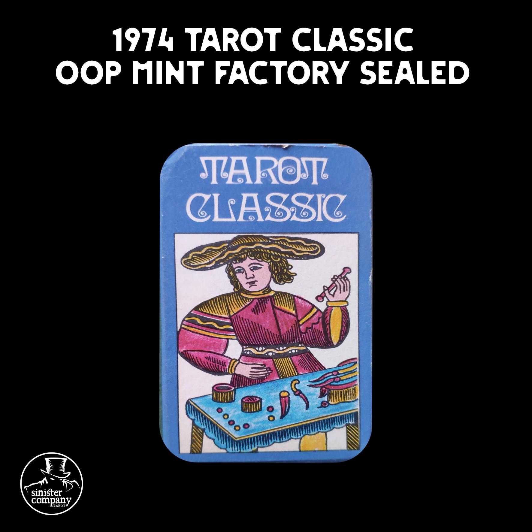 1974 TAROT CLASSIC MINT Vintage Tarot Factory Sealed Card Deck