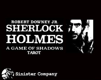 2011 SHERLOCK HOLMES: A Game of Shadows TAROT. Rare promotional giveaway / prize to selected cinemas