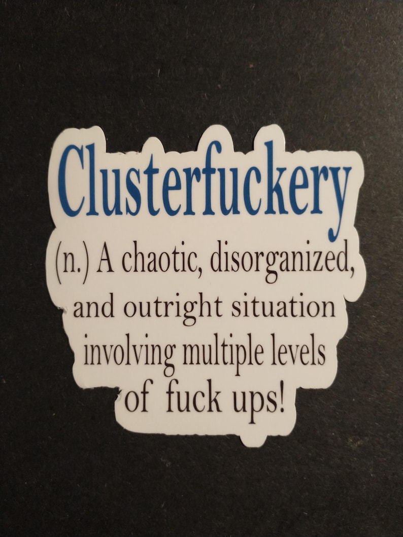 Cuss Words,funny,profanity Sticker,swear, Cursing,vulgar, Inappropriate ...