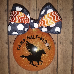 Camp Half Blood, Percy Jackson, Christmas Ornament, Last Of the Olympians, Personalized, Stocking, Custom, Gaming, Gift, PJO, Demigod Greek