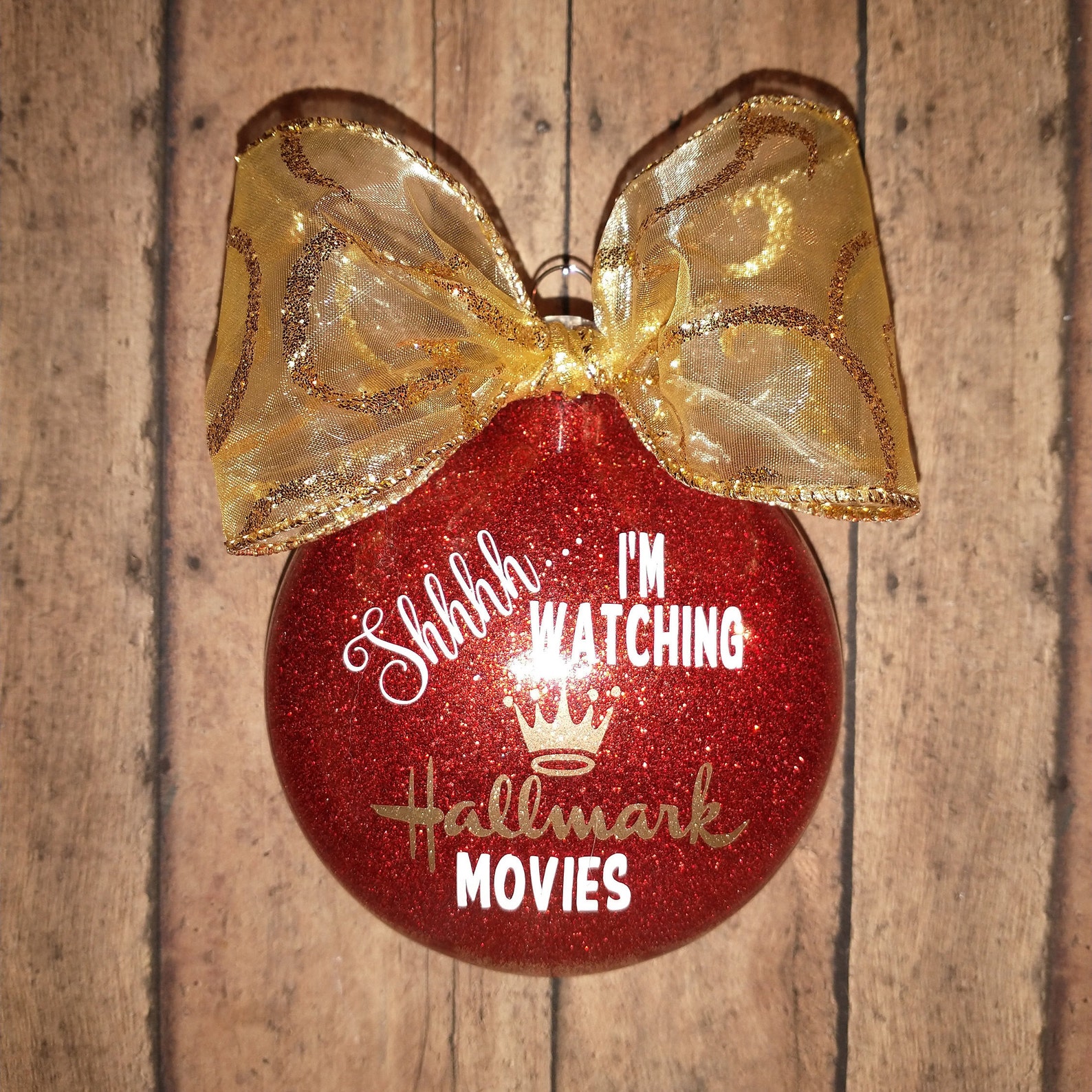 Hallmark Watching Movies Christmas Ornament Hallmark Channel Etsy