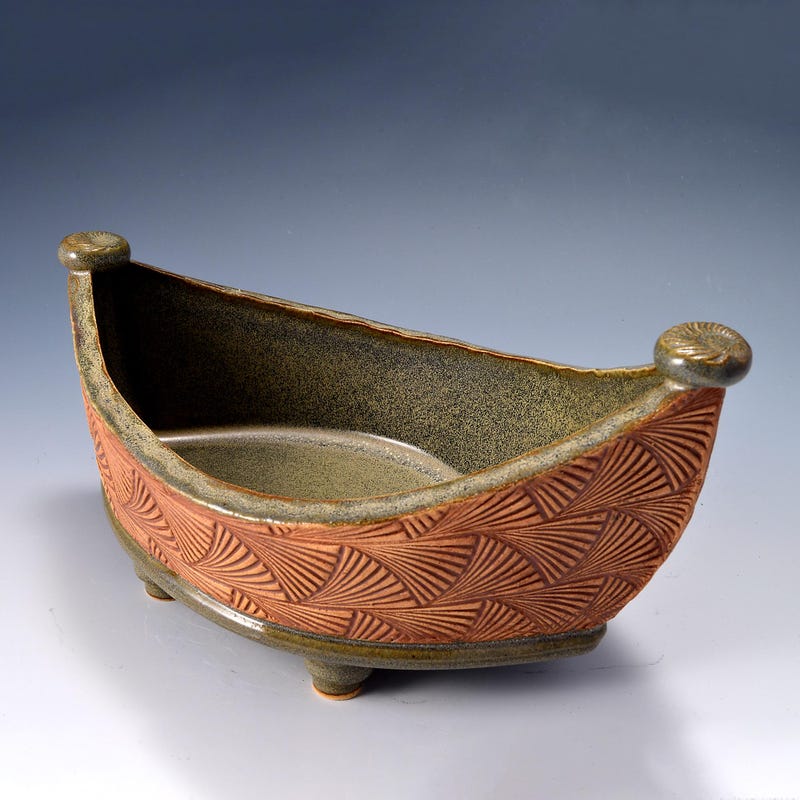 Ceramic Boat Shape Bowl - Etsy
