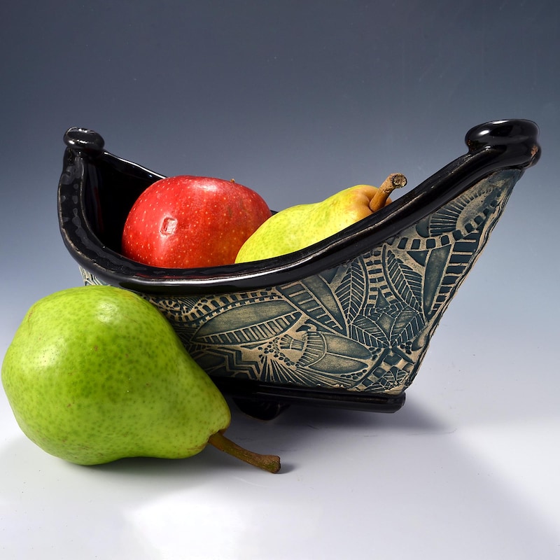 Ceramic Boat Shape Bowl - Etsy