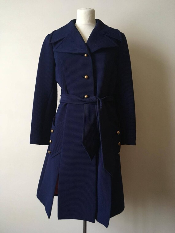 1960s Lilli Ann navy coat