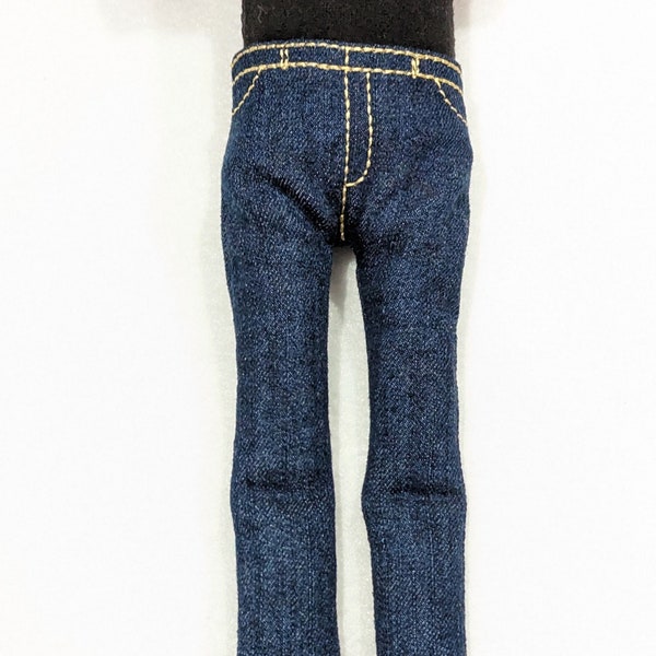 Elf Doll Skinny Jeans - Elf Doll Jeans with Detailed Stitching - Unique Elf Doll Clothes - Useful for Multiple Elf Costumes