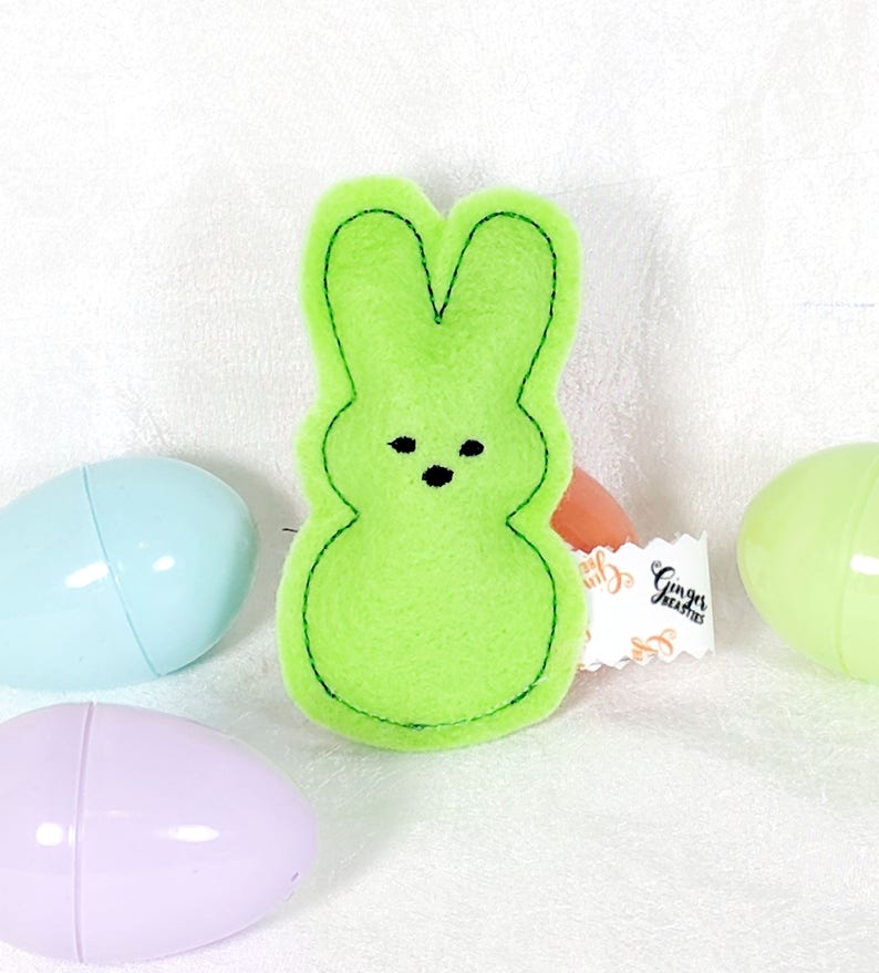 Easter Cat Toys Pack or 2 Marshmallow Bunny Catnip Etsy