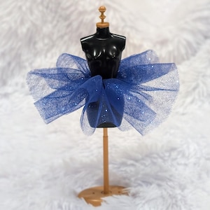 Delightful Doll Tutu: 18 Colors, Glitter Options | Transform your BJD into a dazzling diva with our enchanting tulle tutus!