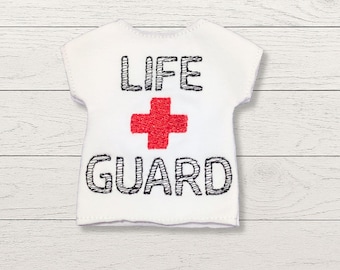 Life Guard Short Sleeve Shirt for Elf Dolls
