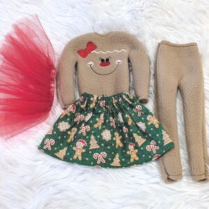 Festive Flair with a Bow-Tiful Twist: The Year's Trendiest Gingerbread Elf Outfits for Girl & Boy Elves