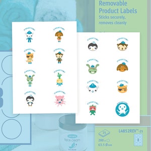 Its Party Time - Octonauts stickers - Print your own stickers - Avery L4852REV