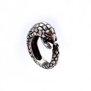 Pangolin Sterling Silver Ring ~ Unique Animal-Inspired Jewelry ~ Adjustable Ring