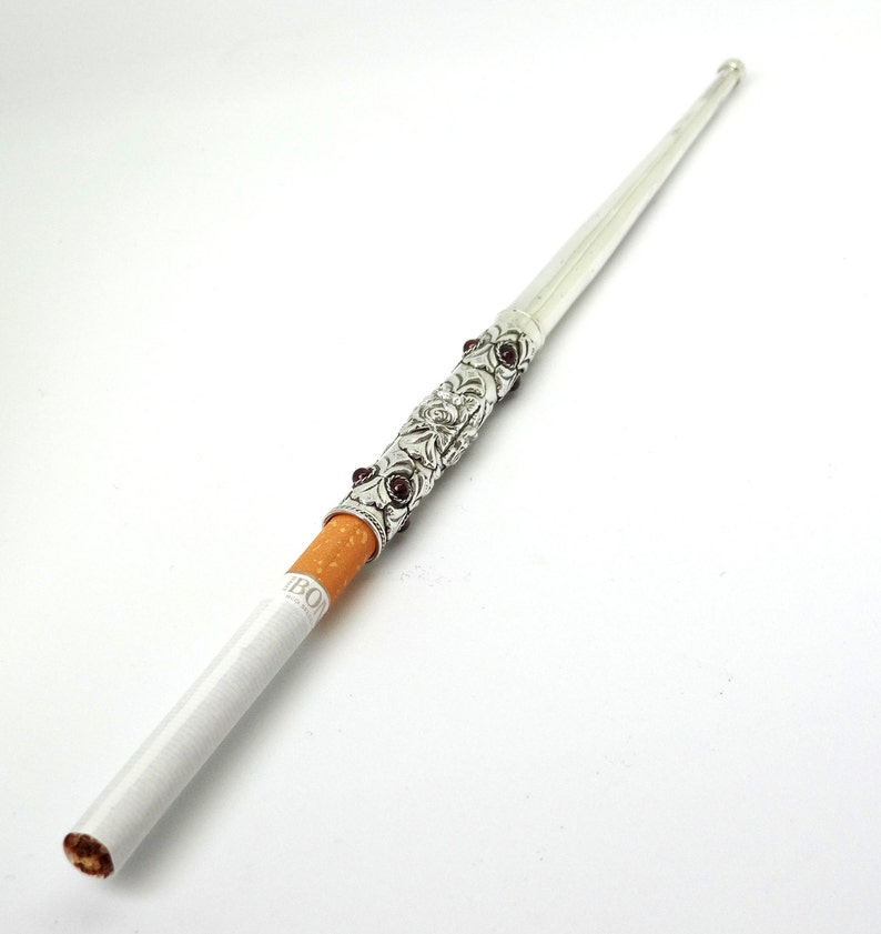 Long porteCigarette en argent Sterling pour la taille Etsy
