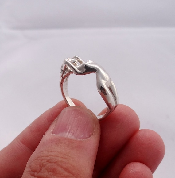 Anillo de desnudez erótica de Joyería erótica de plata - Etsy España