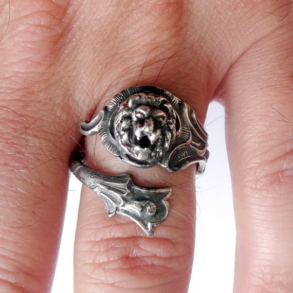 Anillo de león para mujeres Anillo de león de - España