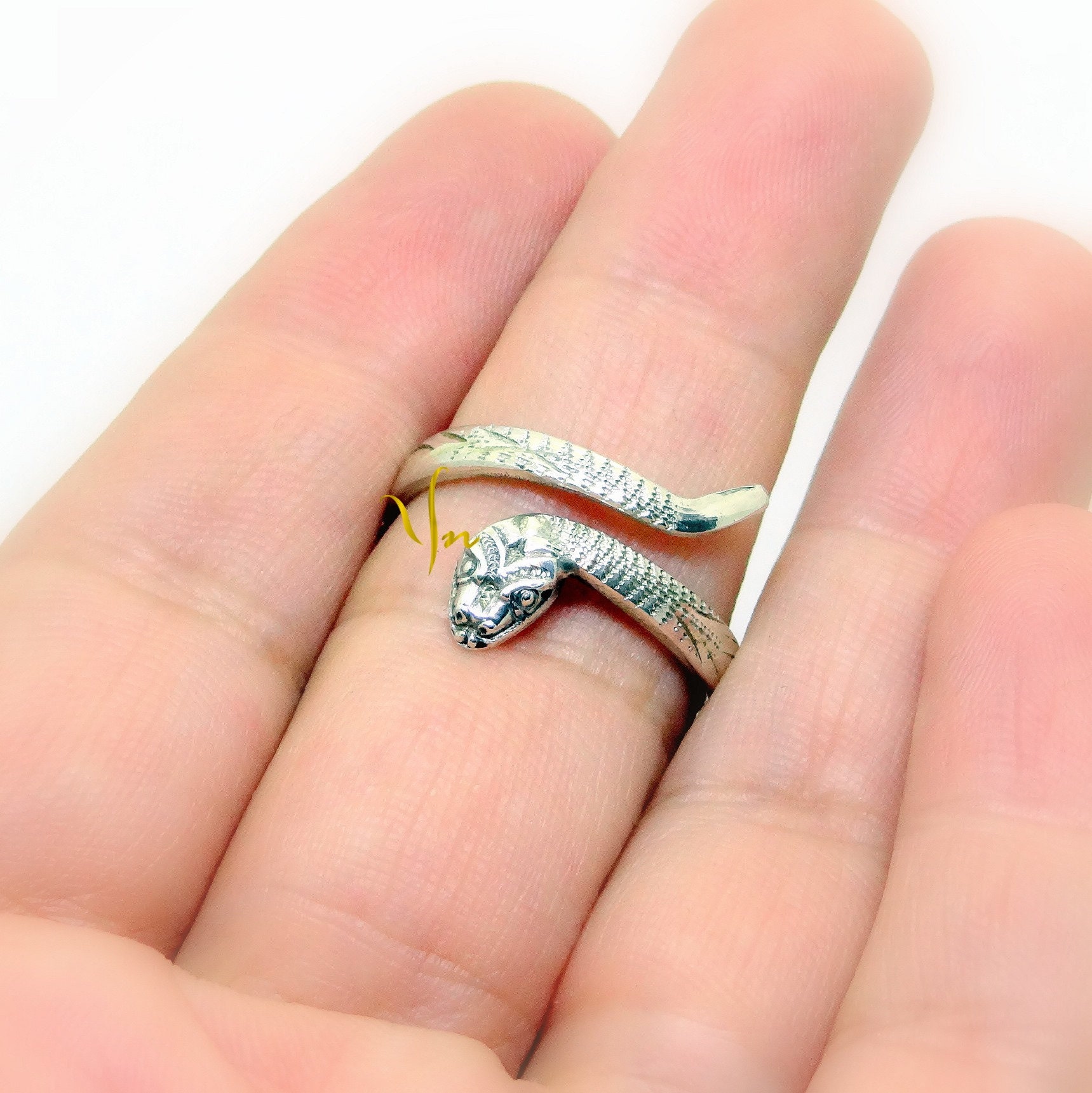 Snake Ring Serpent Ring Sterling Silver Ring Handmade Etsy