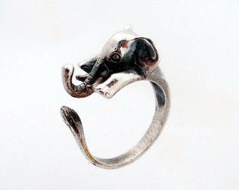 Elephant Ring, Elephant Jewelry, Elephant Ring Sterling Silver, Sterling Silver Ring Elephant, Animal Ring, African Ring, Animal Jewelry