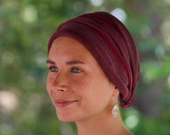 USA Rustic Earths Cover All Head wrap -Turban Wrap - Chemo Hair Scarf USA orders ship from USA