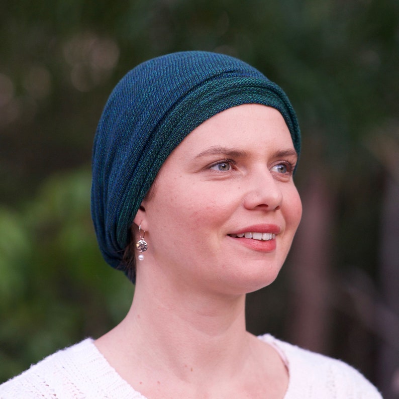 UK Forest Greens Cover All Head wrap Turban Wrap Chemo Hair Scarf in stock in the UK orders shipped with Royal Mail image 5