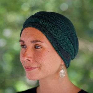 UK Forest Greens | Cover All Head wrap -Turban Wrap - Chemo Hair Scarf in stock in the UK -orders shipped with Royal Mail