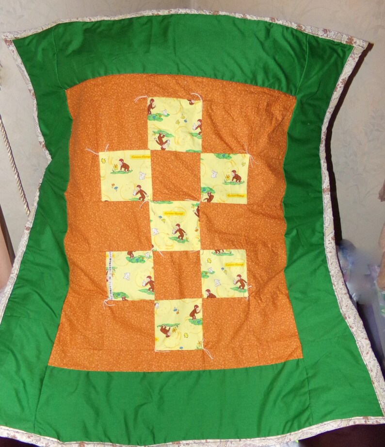 Curious OOP Patchwork Quilt Handmade Machine Stitched Etsy