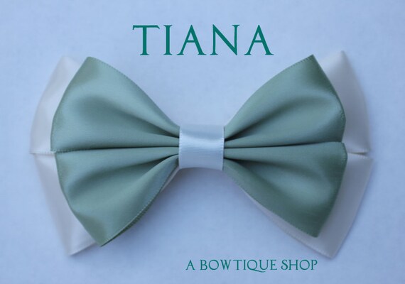 Items similar to tiana hair bow on Etsy