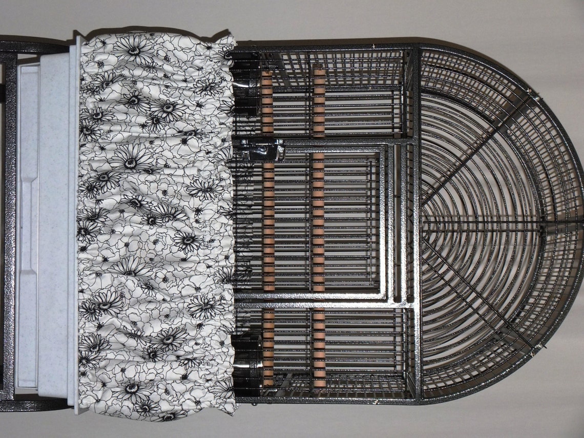 BiRDDRAPES . BiRD Cage Seed Guard . Large Birdcage Seed Etsy
