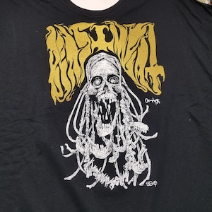 Occult Ancestor Stoner Doom Gold Black Metal Shirt