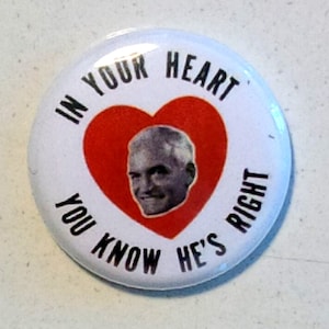 Barry Goldwater echte imitatie campagneknop